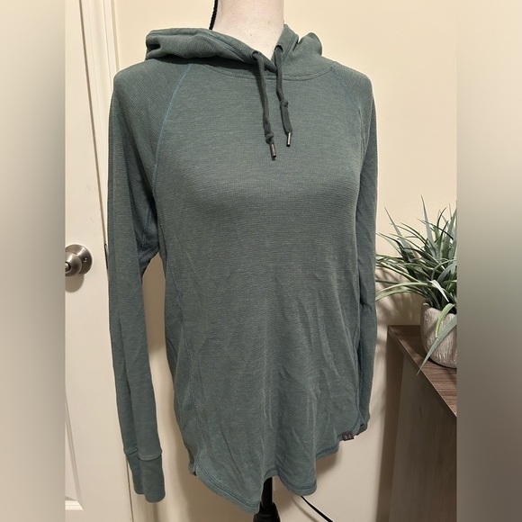 Under armor womans green/blue pull over hoodie - Picture 2 of 7